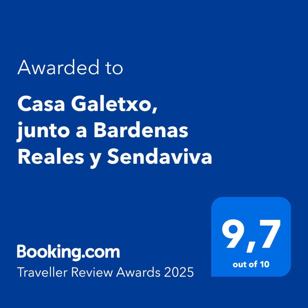 Casa Galetxo, Junto A Bardenas Reales Y Sendaviva Villa Валтиера Екстериор снимка